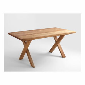 Jídelní stůl z dubového dřeva Custom Form Mavet, 180 x 90 cm