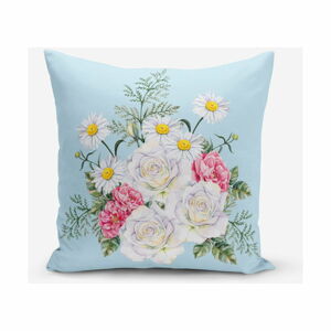 Povlak na polštář s příměsí bavlny Minimalist Cushion Covers Flowerita, 45 x 45 cm