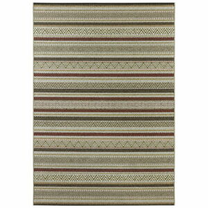 Zelený koberec vhodný i na ven Elle Decor Bloom Rodez, 80 x 150 cm