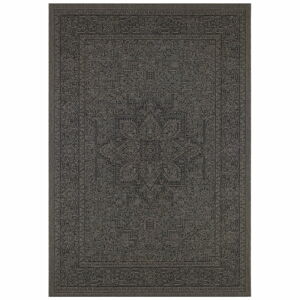 Černo-béžový venkovní koberec NORTHRUGS Anjara, 200 x 290 cm