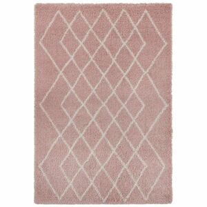 Růžovo-krémový koberec Mint Rugs Allure, 160 x 230 cm